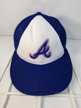 Atlanta Braves New Era 59Fifty Official MLB Baseball Cap Mens  Sz. 7 1/8" Fitted